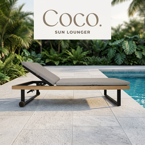 Chaise longue de luxe moderne imperméable pour l'extérieur, avec cadre en aluminium et coussins, lit de repos pour piscine, patio, villa - Product Image 3