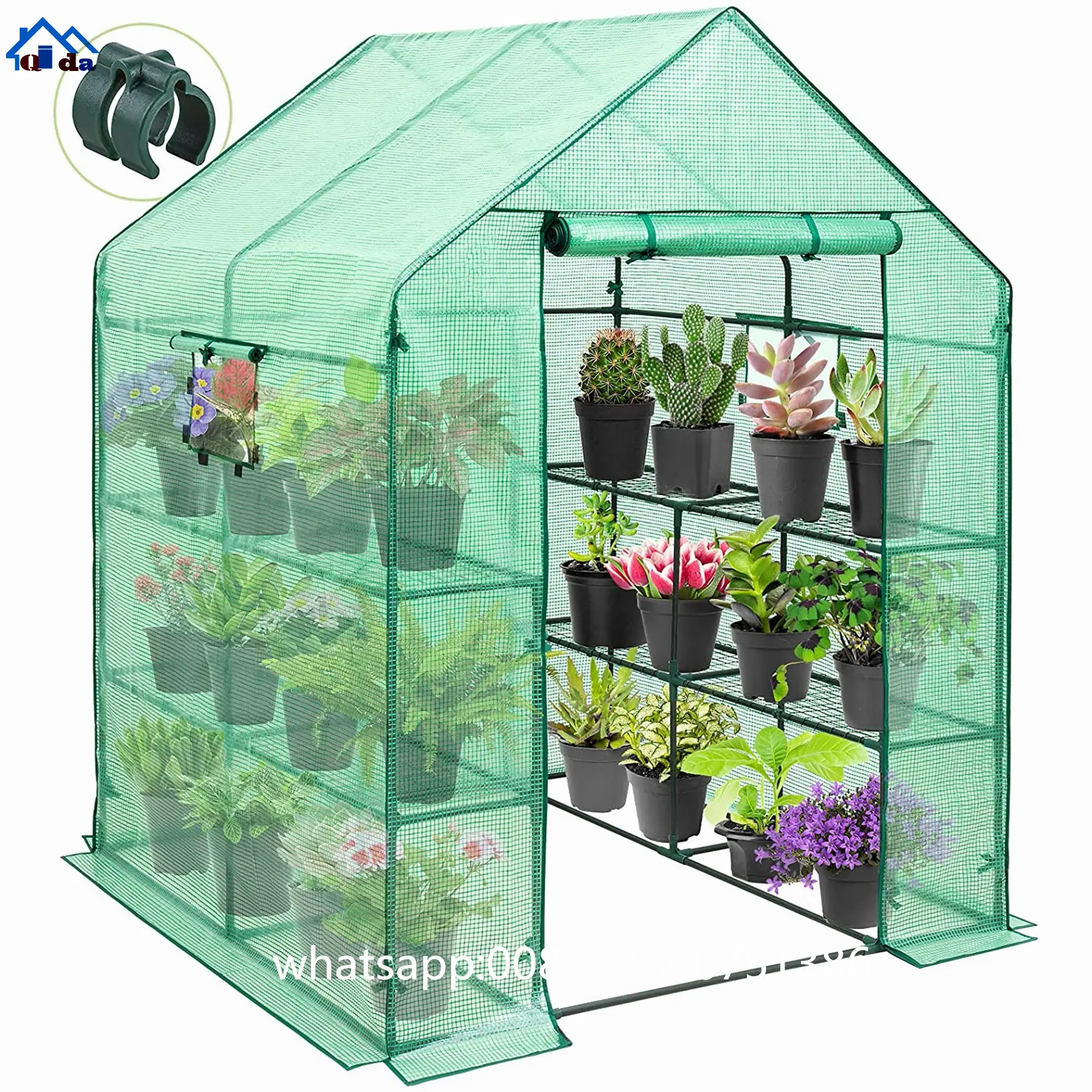Outdoor Rainproof Pvc Transparent Cover Garden Greenhouse Plant Growing Greenhouse For Winter