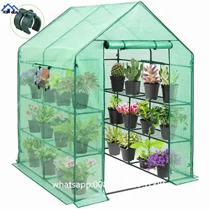 Outdoor Rain proof Pvc Transparent Cover Garten Gewächshaus Pflanze wächst Gewächshaus für den Winter