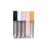 Tube carré vide de 6 ml pour brillant à lèvres, rouge à lèvres liquide, contenant cosmétique pour DIY teinte à lèvres, huile à lèvres, rouge à lèvres liquide - Vente en gros