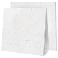 Carrelage en porcelaine aspect marbre gris perle 800x800mm antidérapant rustique moderne facile à nettoyer imperméable pour sol/mur salon