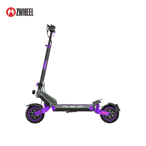 Scooter électrique tout-terrain pliable pour adultes ZSB2 en alliage d'aluminium avec moteur puissant 48v 15ah batterie au lithium - Product Image 1