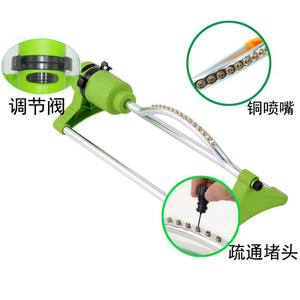 Arroseur oscillant de jardin en alliage d'aluminium, buse en cuivre à 17 trous, équipement d'arrosage pour l'irrigation des pelouses et des parterres de fleurs - Product Image 3