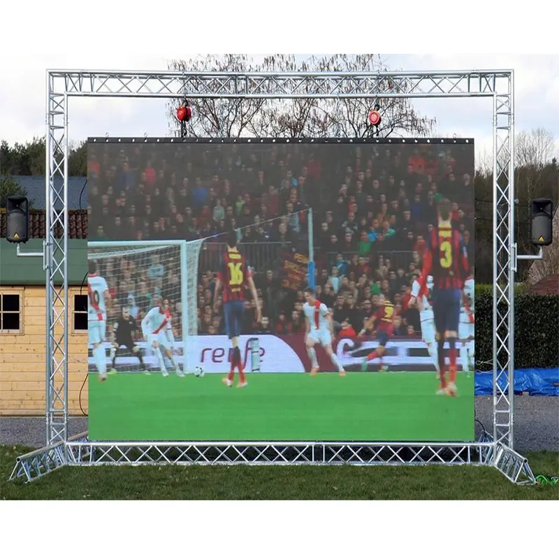 Impermeabile P4.81 video noleggio palco gigante esterno schermo a led p4.81 film a noleggio schermo video da parete