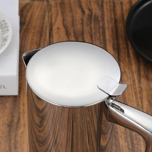 Juego de ollas Moka de Espresso italiano de acero inoxidable 304 portátil, <span class=keywords><strong>cafetera</strong></span> casera de diseño clásico para cocina de inducción para uso en exteriores - Product Image 5