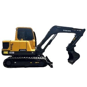 Mini-excavatrice d'occasion Volvo EC55 EC55D 5,5 tonnes 6 tonnes 5 tonnes, moteur et engrenages multifonctions, certifiée CE, à vendre - Product Image 1