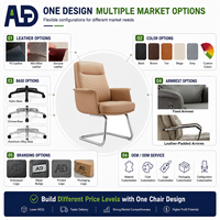 Chaise de bureau de direction ergonomique en cuir à dossier haut, pivotante à 360°, réglable, chaise d'ordinateur confortable pour manager, siège à motif diamant