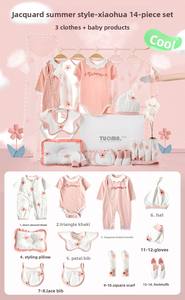 <span class=keywords><strong>Coffret</strong></span> cadeau de réunion de bébé nouveau-né en pur coton haut de gamme cadeau de bébé pleine lune avec des techniques cirées d'ours pour le soulagement du Stress - Product Image 6