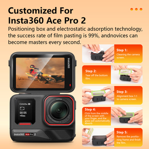 Película protectora de vidrio de pantalla Factory 9H 2.5D antiestática y antigolpes para Insta Ace <span class=keywords><strong>Pro2</strong></span> - Product Image 5