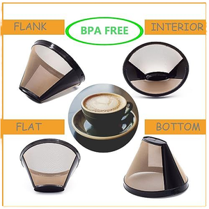 Panier-filtre de remplacement écologique pour cafetière <span class=keywords><strong>Cuisinart</strong></span> Filtre à <span class=keywords><strong>café</strong></span> permanent durable de haute qualité - Product Image 5