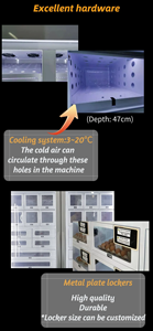 Distributeur automatique d'oeufs frais, casier réfrigéré, avec écran tactile de 22 pouces et <span class=keywords><strong>lecteur</strong></span> de cartes - Product Image 5