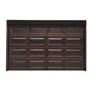 インスタイム カスタムカラー 断熱セクショナルガレージドア アルミまたはスチールパネルとスマートモーター付き モダン住宅向け - Product Image 1