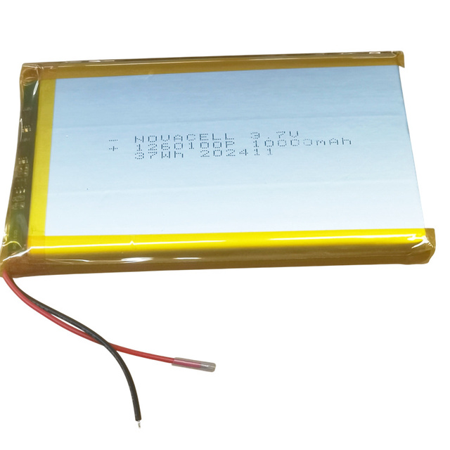 High-Capacity 126080 906090 9590120 1060100 1260100 8000mAh 9000mAh 10000mAh 3.7V Polymer Battery for Consumers in Electronics