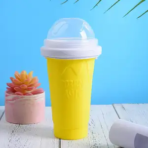 Sorvete de silicone para smoothies, fantasia, copo slush de plástico, produtor de gelo, copo mágico congelado, venda imperdível, 2022