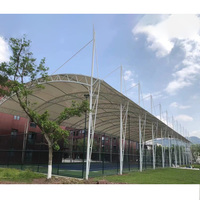 Cubiertas para Canchas de Baloncesto al Aire Libre, Resistentes al Agua, al Fuego y a los Rayos UV, Ecológicas, de PVDF, Personalizadas al por Mayor para Escuelas y Parques
