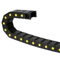Cadena portacables flexible serie ZQ para guías lineales, bandeja portacables flexible, pieza neumática