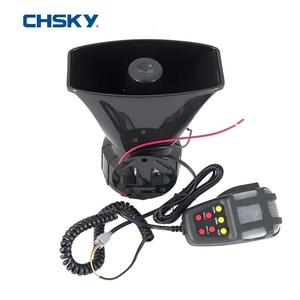 Sirène à 7 tons CHSKY pour moto et voiture 12V avec système de sonorisation et alarme, haut-parleur bidirectionnel en plastique ABS - Product Image 3