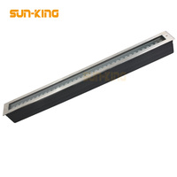Spot lumineux led encastrable dans le sol, linéaire, imperméable conforme à la norme IP67, 1000mm, 24v, RGBW, DMX 512, 36 W, éclairage d'extérieur, idéal pour un trottoir