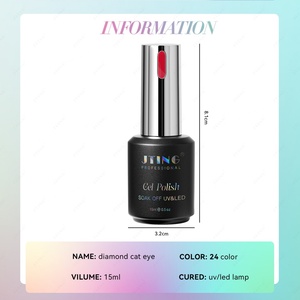 JTING Design – Collection de vernis à ongles gel effet œil de chat diamant coloré unique, coffret de 24 pièces avec livre de couleurs gratuit, fournitures pour ongles - Product Image 2