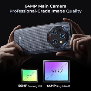 OUKITEL WP35 สมาร์ทโฟนพันธุ์อึด 5G แบตเตอรี่ขนาดใหญ่ 11000mAh โทรศัพท์มือถือระบบ Android หน่วยความจำ 24GB+256GB กล้อง 108MP หน้าจอ 6.6 นิ้ว FHD+ มาตรฐาน IP68 - Product Image 6