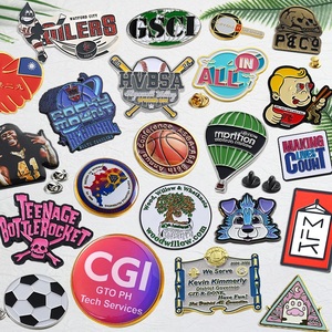 Épinglette en émail personnalisée, conception gratuite, en alliage de zinc, plaquée argent, avec logo et lettres, pour chapeau, avec carte d'emballage - Product Image 5