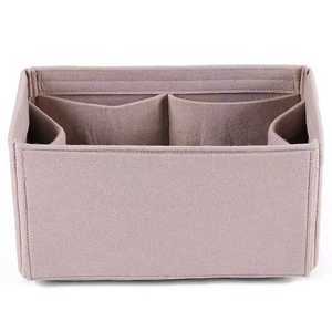 Vente chaude Qualité Mode Cosmétiques Sac Arc Motif Multicolore Feutre Doublure Fermeture Ouverte Élégant Marque Sac Soutien Intérieur 3-6L - Product Image 4