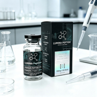 Ensemble d'emballages personnalisés pour flacons de peptides, étiquettes adhésives durables et imperméables avec boîtes assorties, vente en gros directe d'usine