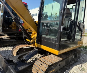 Excavatrice sur chenilles CAT 306d 6t d'occasion, couple de rotation SY245H 235kN, pelle hydraulique SR360 SR405HK. - Product Image 5