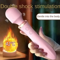 Vibrateur populaire en forme de bâton AV, masseur, baguette magique, stimulateur du clitoris, vibrateur chauffant pour le point G, masturbation féminine, sex-shop