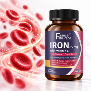 Suplemento de Hierro OEM Shecome con Vitamina C, Apoyo para la Salud del Corazón, Cerebro e Inmunidad, Cápsulas de Hierro - Product Image 1