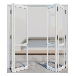 <span class=keywords><strong>Puerta</strong></span> Plegable de <span class=keywords><strong>Terraza</strong></span> Económica de Aluminio con Doble Vidrio Templado y Acabado en Madera - Product Image 4
