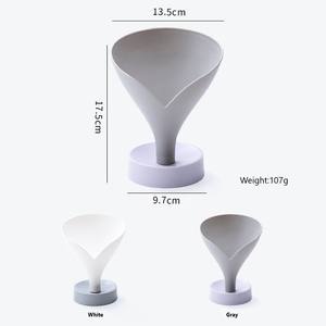 Household funnel-shaped multi-functional drainage <b>rack</b> kitchen chopsticks <b>vegetable</b> drainage <b>storage</b> box - Product Image 2
