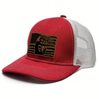 Casquette Trucker Snapback en Maille Brodé avec Logo Personnalisé de Haute Qualité, 6 Panneaux, Style Vintage Sportif, Respirante et Imperméable