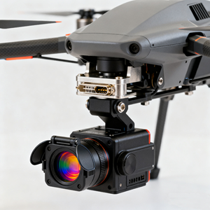 Caméra thermique compacte personnalisable à haute résolution et en temps réel pour la surveillance de sécurité par drone/UAV - Product Image 6