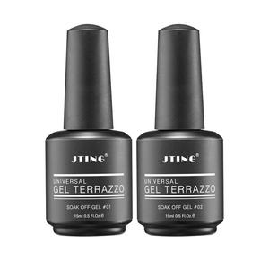 JTING Esmalte de Uñas en Gel Efecto Terrazzo de 2 Colores, Popular y Universal, para Cualquier Color Base, OEM, ODM, Etiqueta Privada Gratuita - Product Image 6