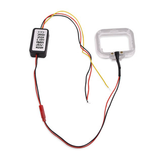 ไฟวิ่งกลางวัน LED สี่เหลี่ยม 1.5 นิ้ว สีเหลือง สำหรับดัดแปลงรถยนต์ พร้อมเลนส์แบบลำแสงคู่ 12 โวลต์ - Product Image 3