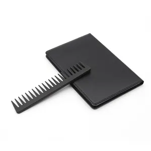 Private Label Heat Resistant Comb Oil Head Barber Comb Wide Tooth Comb Hair For Salon