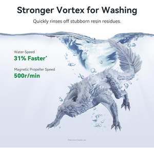 Estación de Lavado y Curado de Acrílico Creality Orange UW-03, Caja Rotatoria de Curado UV de 405 Nm para Resina, Accesorios para Impresoras 3D - Product Image 4