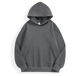Alta Qualidade Algodão Poliéster Pesado Em Branco Oversized Unisex Personalizado <span class=keywords><strong>Plus</strong></span> Size Velo <span class=keywords><strong>Pullover</strong></span> Hoodies Moletons dos homens - Product Image 1