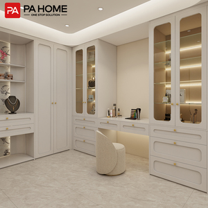 Armario Modular Moderno de Madera con Cajones, Estantes y Barra para Colgar Ropa - Product Image 2