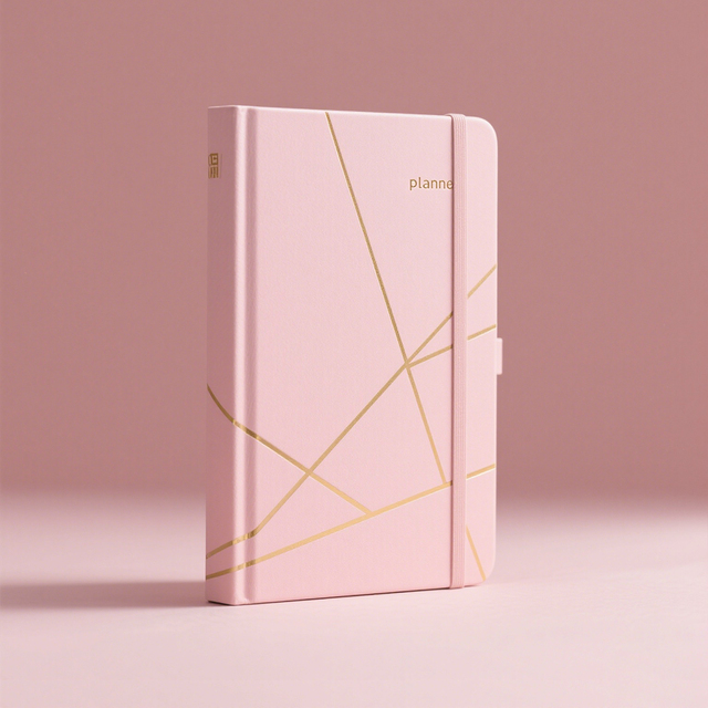 Customized Printed Star Design A5 Notebook 120 Sheets Blank Paper Bulk Wholesale for Ladies Aesthetic Stationery