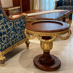 <strong>Turkish</strong> Living Room Center <strong>Table</strong> With Glass Decoration Antique Solid Wood <strong>Coffee</strong> <strong>Table</strong> <strong>Set</strong> With Tv Stand - Product Image 5
