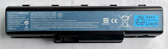 New Laptop battery for acer as07a31 as07a32 as07a41 4930g aspire 4710 4920 4935 4315 4937G 5738G AS07A51 AS07A52 AS5740 AS07A42