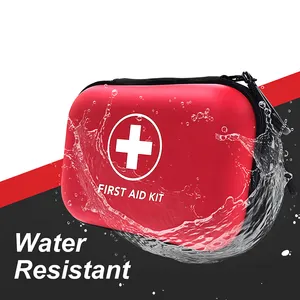 Inicio mini Eva rojo Paquete de primeros auxilios dispositivos de primeros auxilios de supervivencia de emergencia caja de bolsa con manta y crema de yeso