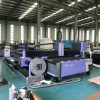 Mesin Pemotong Laser Serat Industri 1530 Raycus IPG Mesin Pemotong Laser Otomatis untuk Plat Logam dan Pipa
