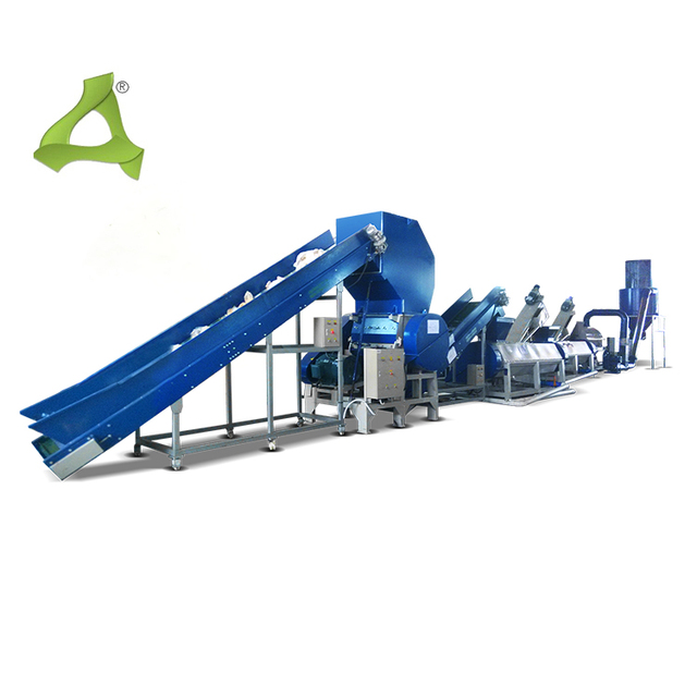 Small Scale Plastic Recycling Machine Line Factory pp Woven Bag Recycling Machine PE PVC Film Plastic Recycling Washing Machine