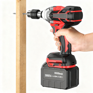 Large Torque Brushless Wrench 21V Lithium <b>Battery</b> DIY Charging Impact Feature for Auto Repair Industrial Scaffolding 21V Lithium - Product Image 4