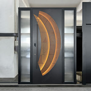 Vente chaude moderne sécurité <span class=keywords><strong>porte</strong></span> <span class=keywords><strong>d</strong></span>'<span class=keywords><strong>entrée</strong></span> maison classique et élégant simple et avec motif <span class=keywords><strong>de</strong></span> lampe <span class=keywords><strong>de</strong></span> lune 3d fonction antivol Australie - Product Image 2