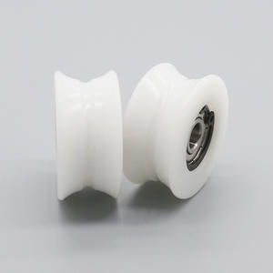 ลูกกลิ้งรางลวดเชือกนิรภัยสำหรับอุปกรณ์ฟิตเนส รุ่น S608ZZ  แบบร่องรูปตัวยูเคลือบพลาสติก (8*40*19 มม.) - Product Image 4