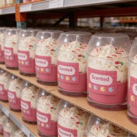 Bougie parfumée artisanale en cire de soja, en forme de macaron, parfum fruité, pour un plaisir sucré, un cadeau romantique pour mariage, nouvel an, fêtes, décoration de la maison